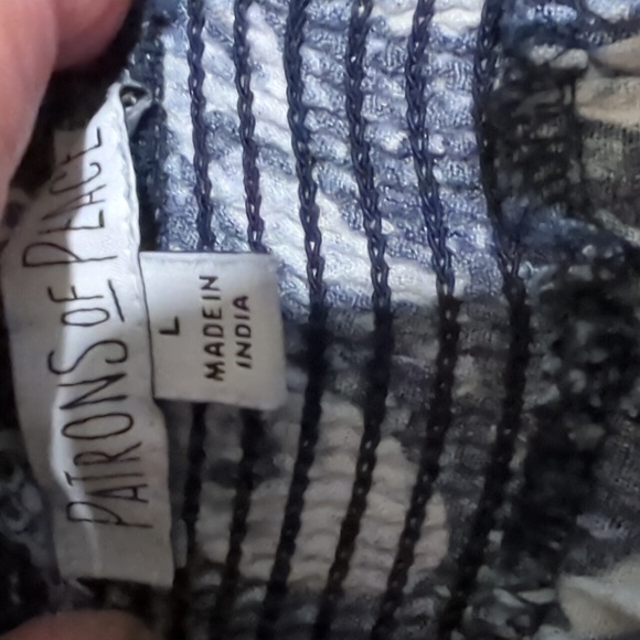 Rayron elastic waist flared bottom pants - Picture 4 of 8